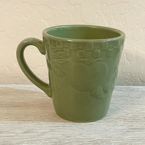 Signature Housewares Mug Stoneware Avocado Green Home Grown Riviera Van Beers - Picture 3 of 7